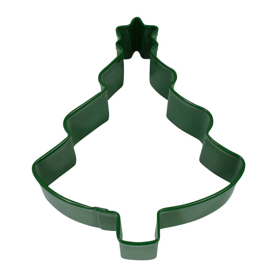 Green Tree W/ Star Cookie Cutter 4" - R&M