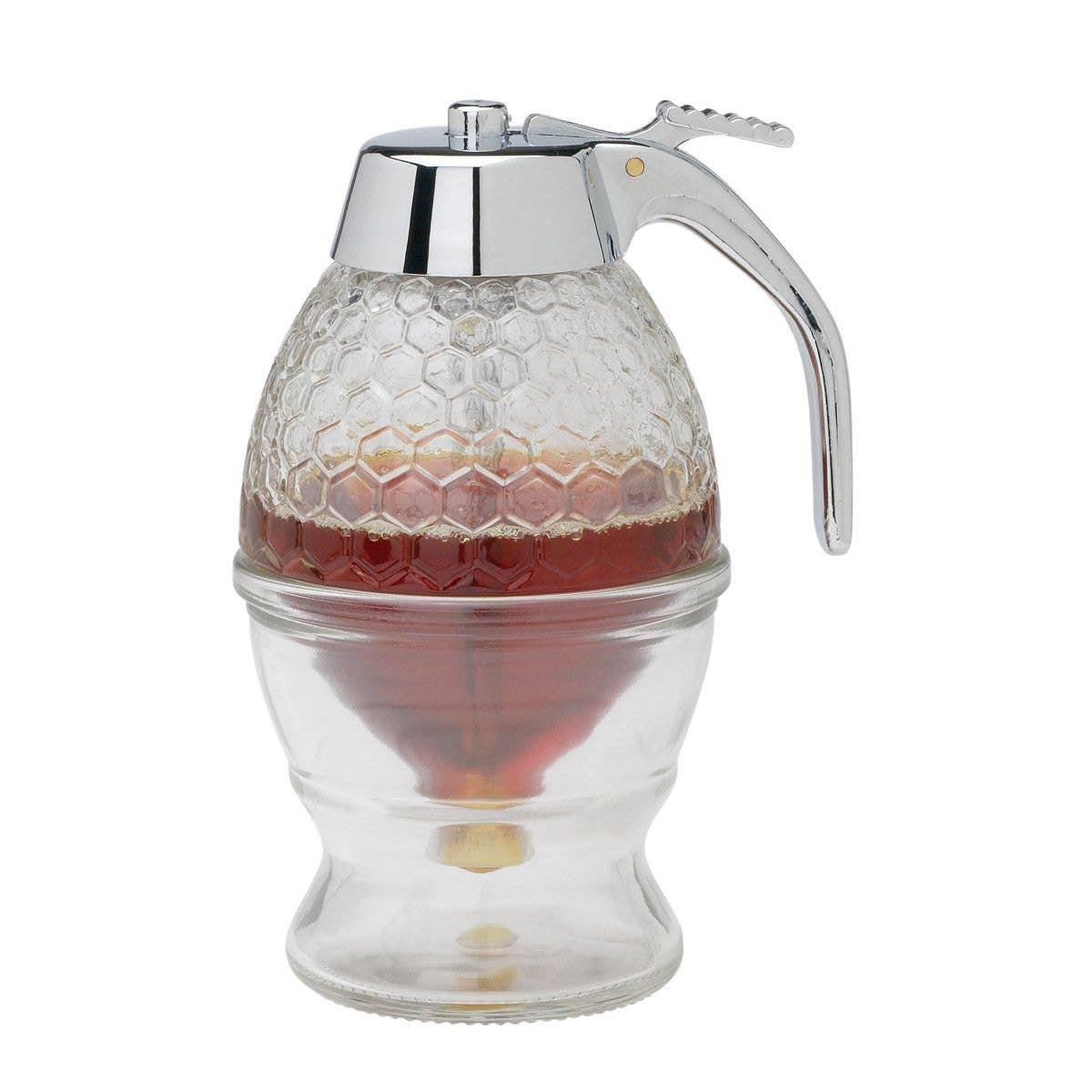 HIC - Harold Import Co. - Glass Syrup Dispenser with Stand – No-Drip 8oz Server