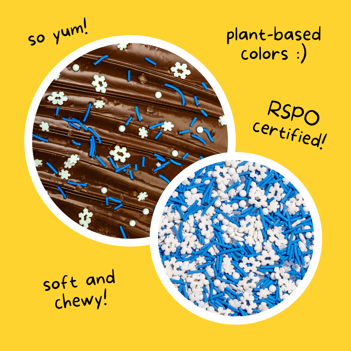 Snowfall Dye-Free Sprinkles - Supernatural