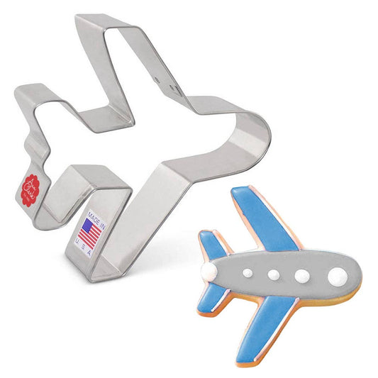 Airplane Cookie Cutter, 4.5"- Ann Clark