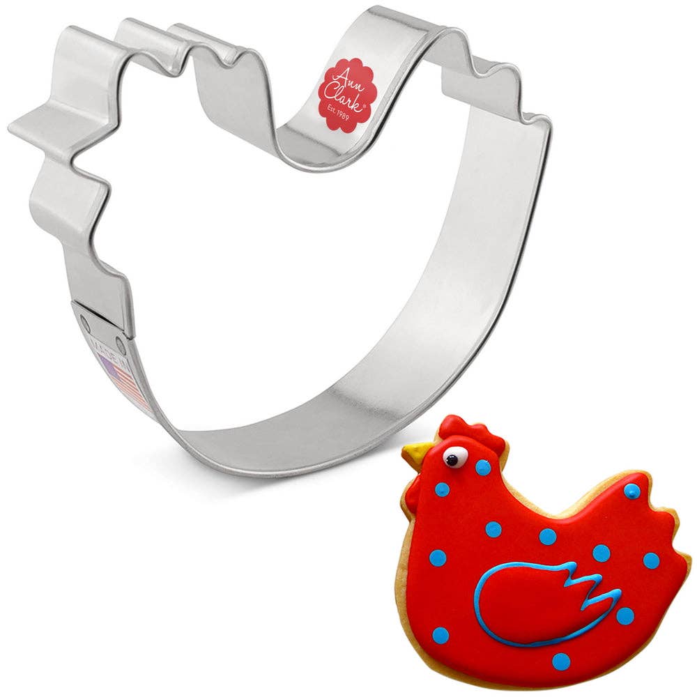 Chicken Cookie Cutter, 3.25"- Ann Clark