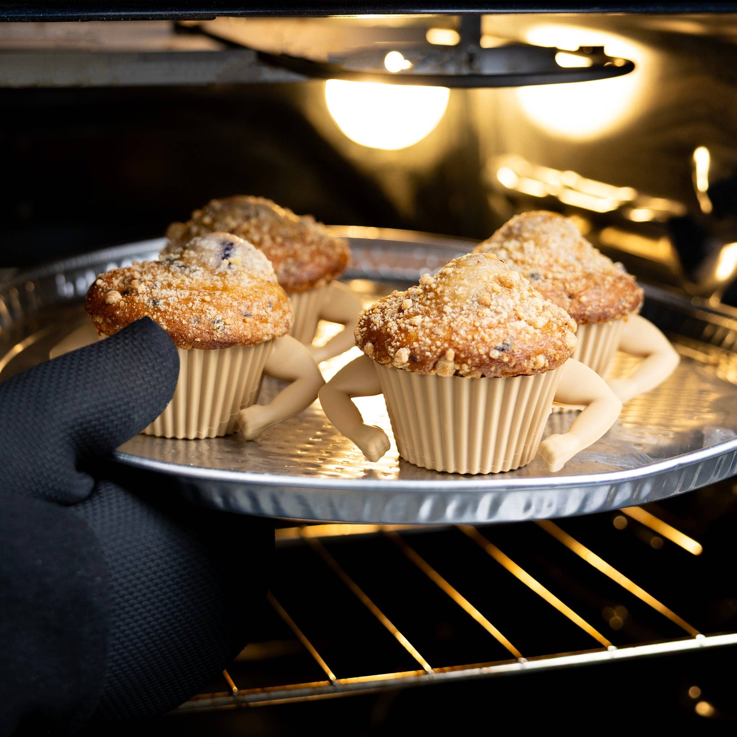 Pund'it Stud Muffins, Set of 4 Standard Size Bake Cups