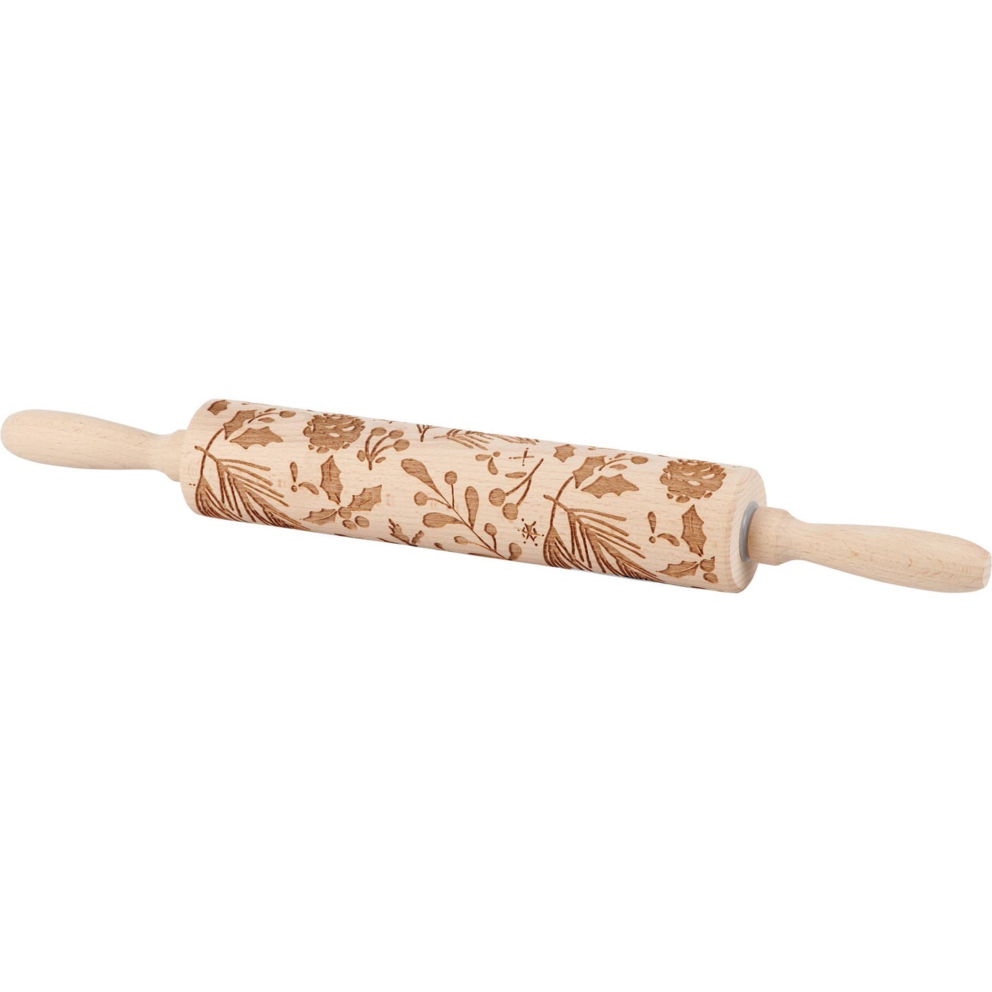 Christmas Greens Large Rolling Pin - Primitives by Kathy