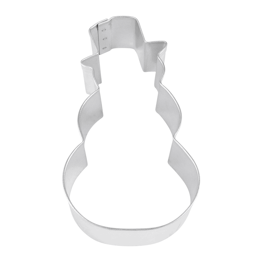 Snowman W/ Top Hat Cookie Cutter, 4" - R&M