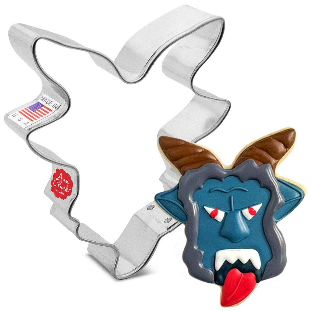 Krampus Head Cookie Cutter - Ann Clark