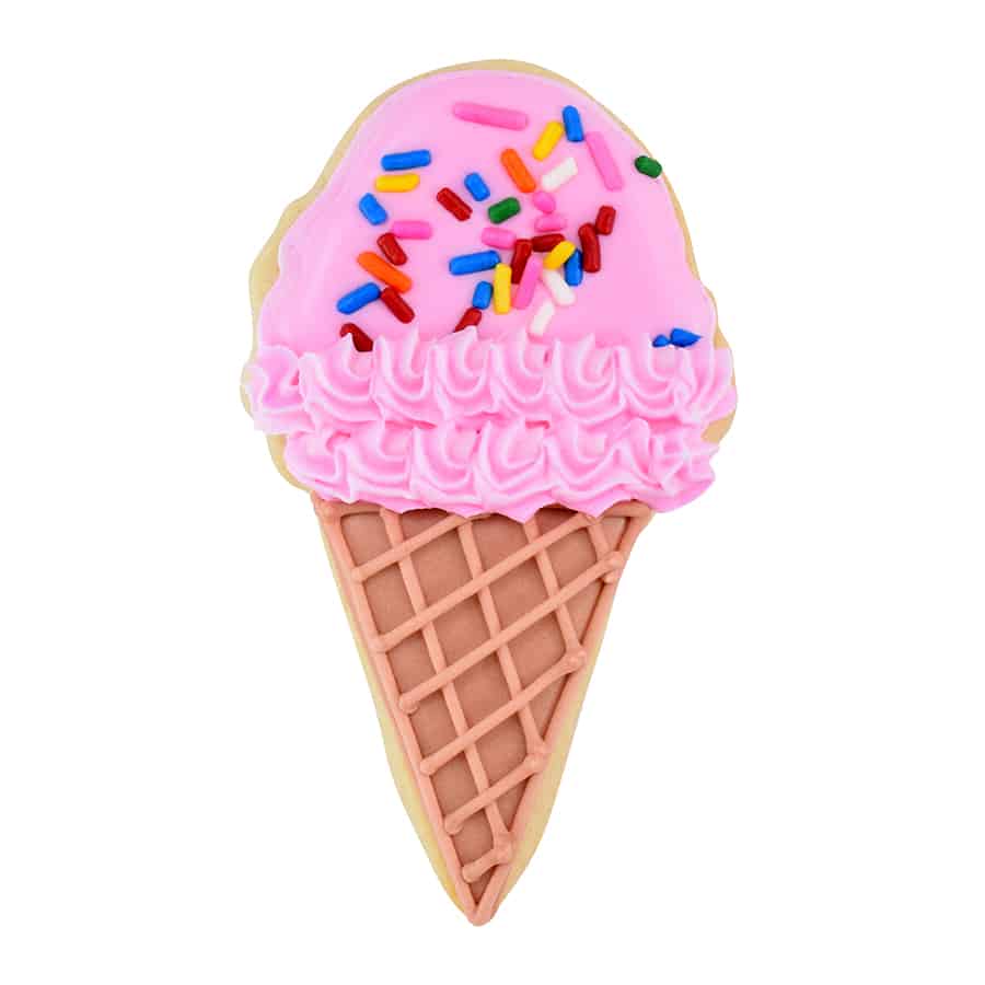 Ice Cream Cone Cookie Cutter, 4" - R&M