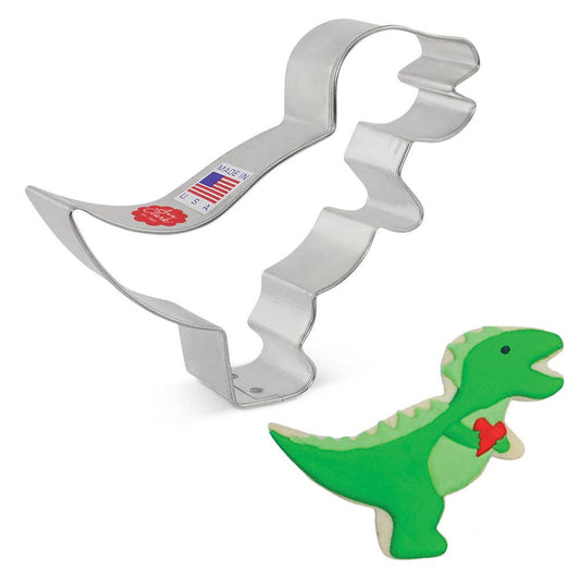 T-Rex Dinosaur Cookie Cutter, 4 5/8"- Ann Clark
