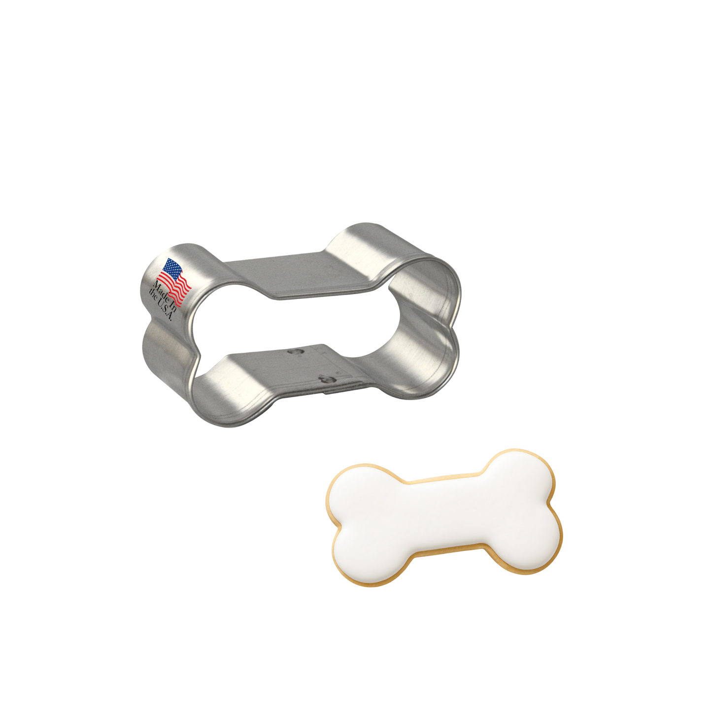 2" Dog Bone Cookie Cutter