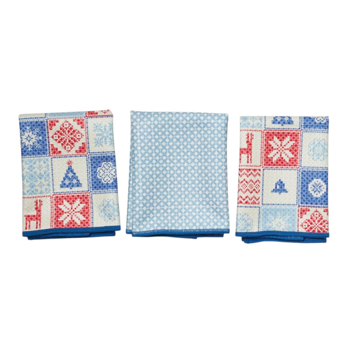 Once Again Home Co. - Mighty Mini Towel (Set of 3) Reversible - Signature Arctic Cross Stitch