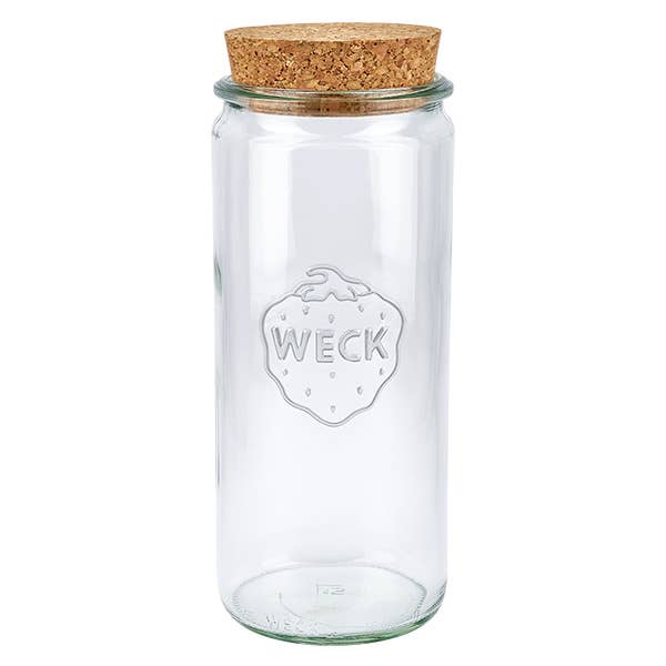 WECK® Cylindrical Glass Jar 1040ml