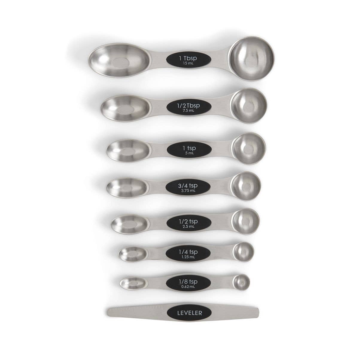 Magnetic Measuring Spoons – Dual-Sided with Leveler - Harold Import Co.
