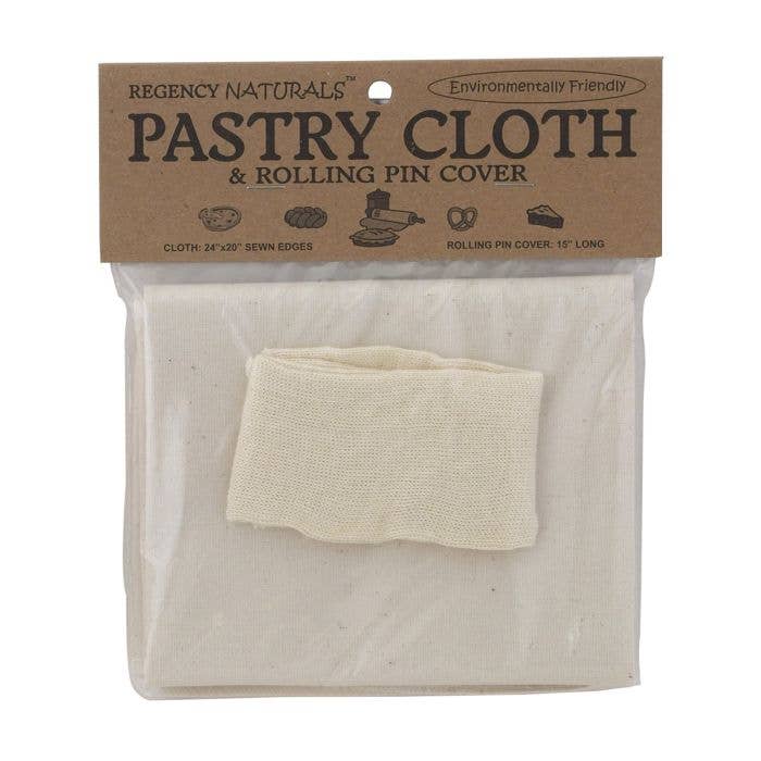 Regency Natural Pastry Cloth + Rolling Pin Cover 24 x 20in - Harold Import Co.