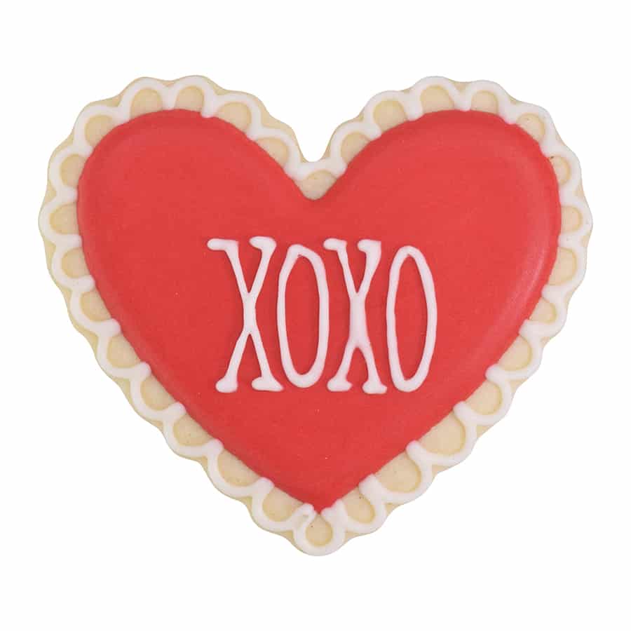Fluted Heart Cookie Cutter, 3.5"- R&M International