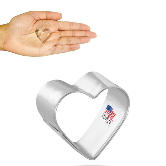 Mini Heart Cookie Cutter (1")