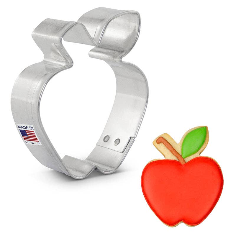 Mini Apple Cookie Cutter, 1.75" - Ann Clark