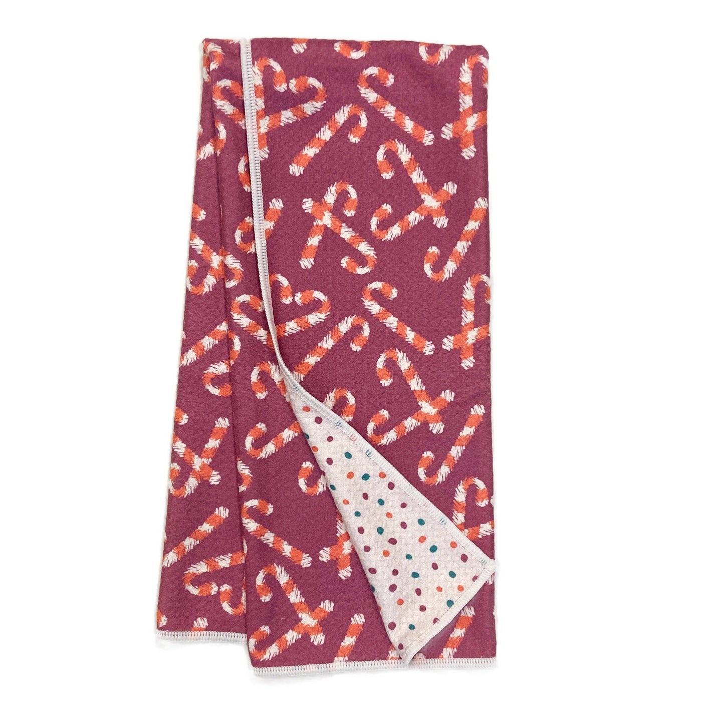 Candy Cane Anywhere Towel - Once Again Home Co.
