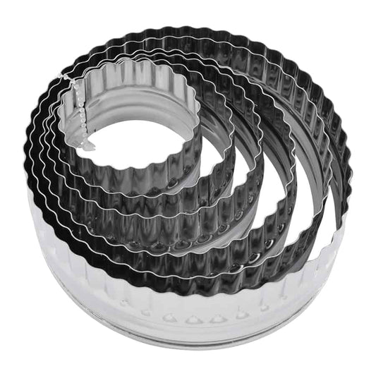 6 Piece Double Sided Biscuit Cutter Set S/S- R&M