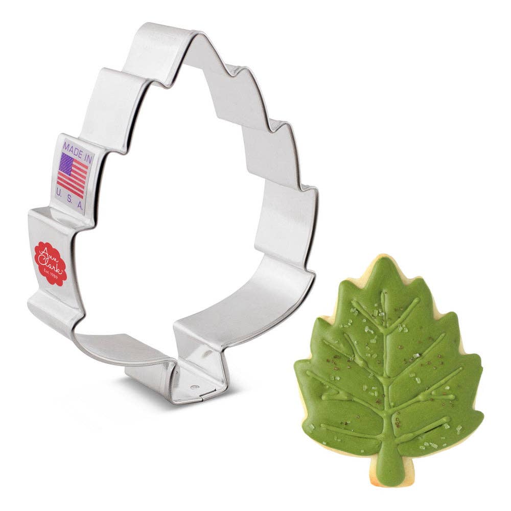 Birch Leaf Cookie Cutter, (4")- Ann Clark