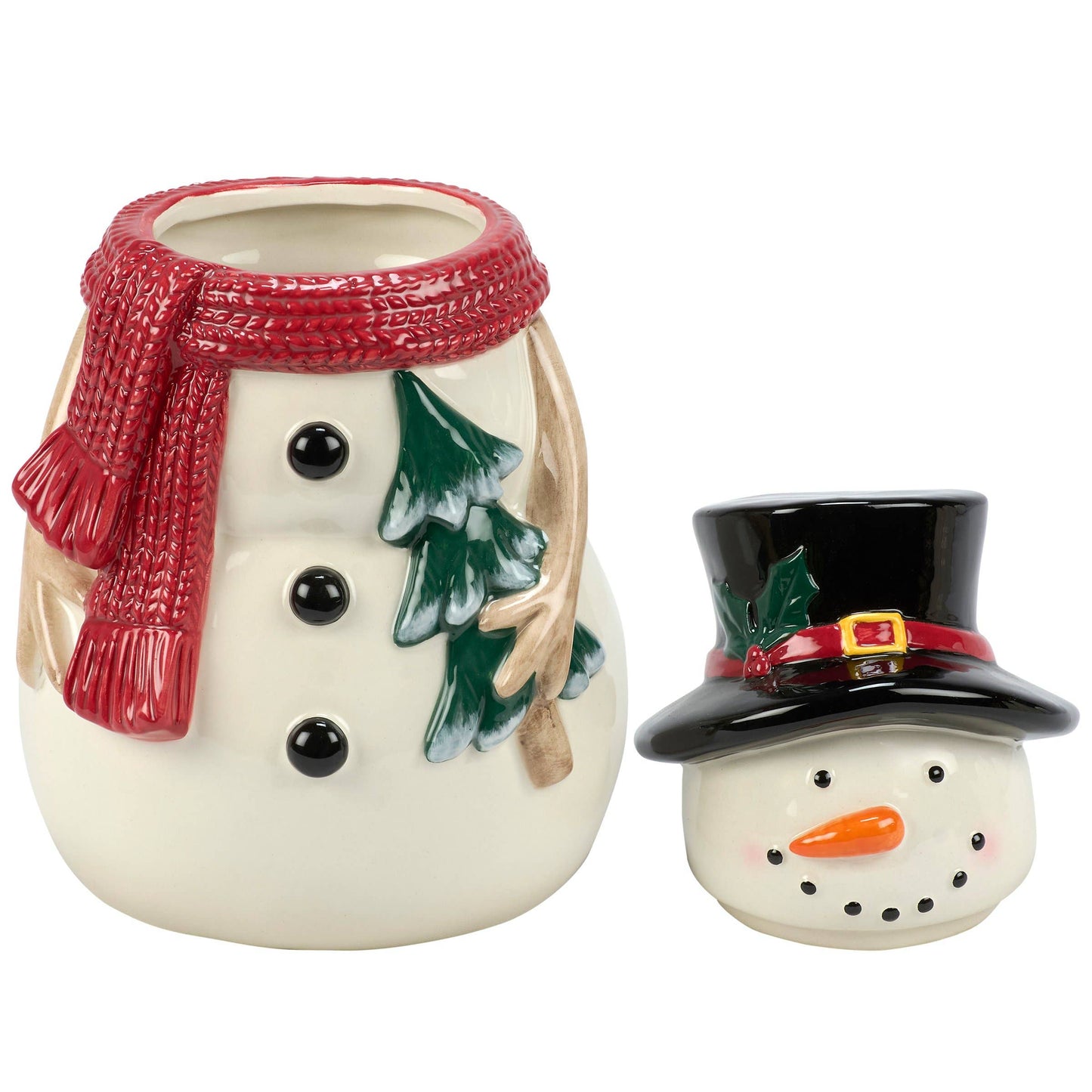 Happy Snowman Cookie Jar - Primitives by Kathy