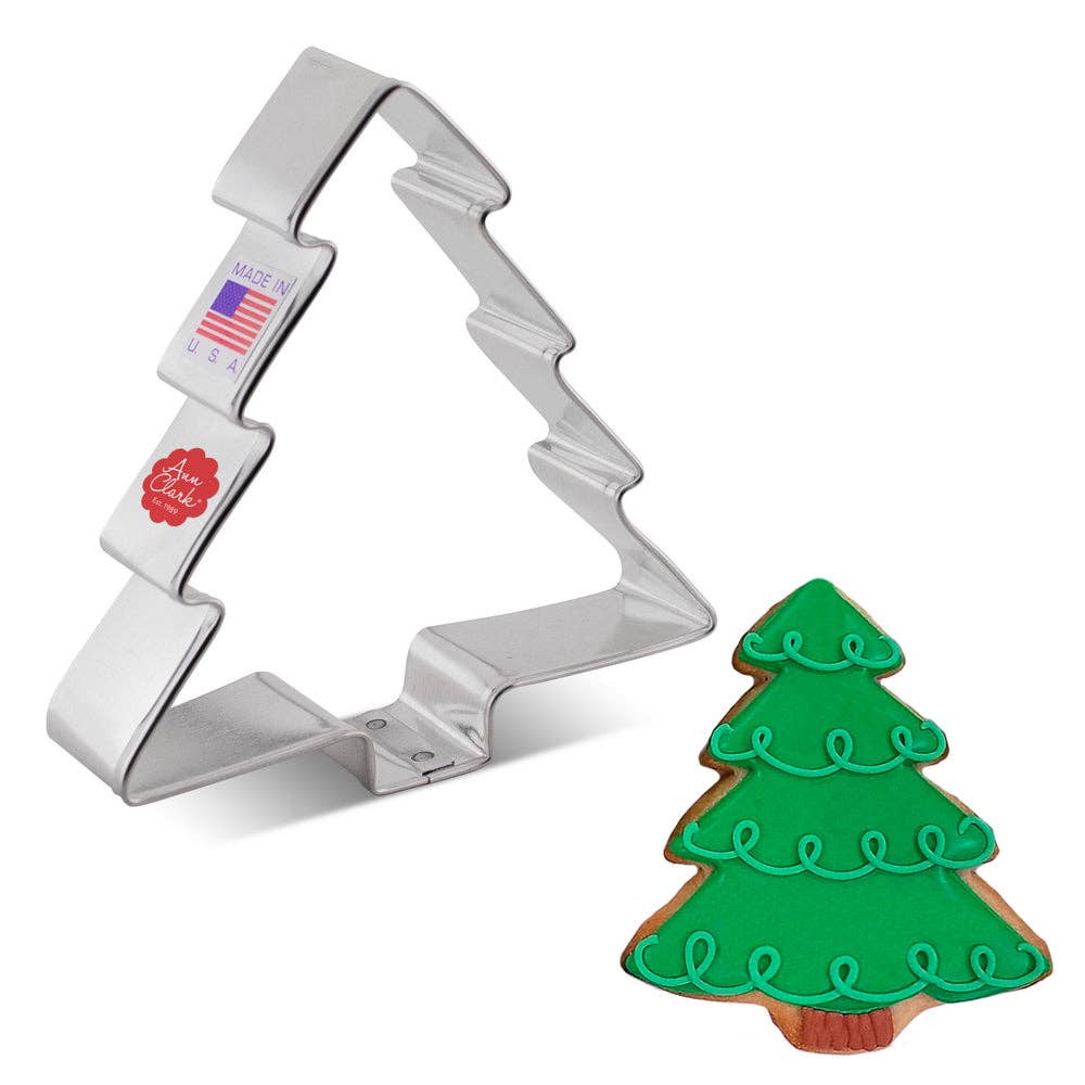 Christmas Tree Cookie Cutter, 4" - Ann Clark