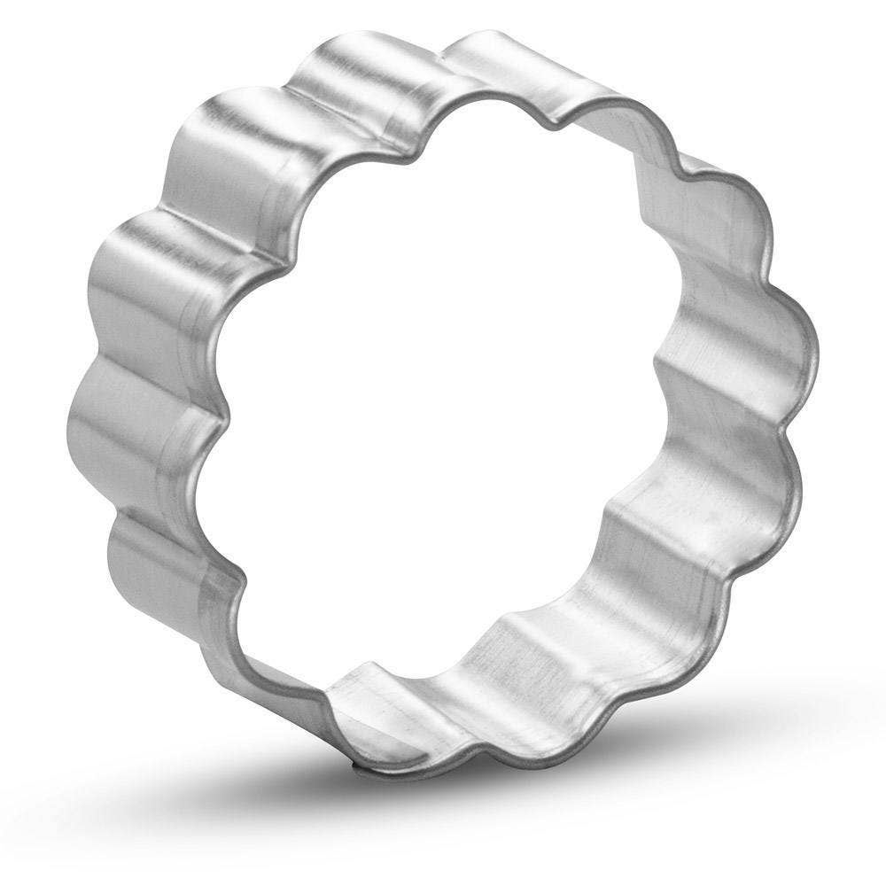 Mini Round Fluted Cookie Cutter, 1.5 in