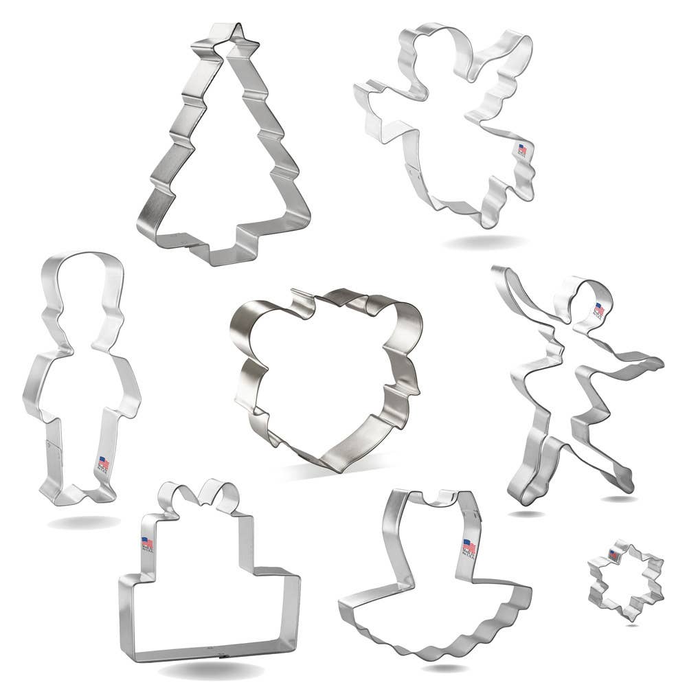 Nutcracker Christmas Ballet Cookie Cutter 8 Pc Set