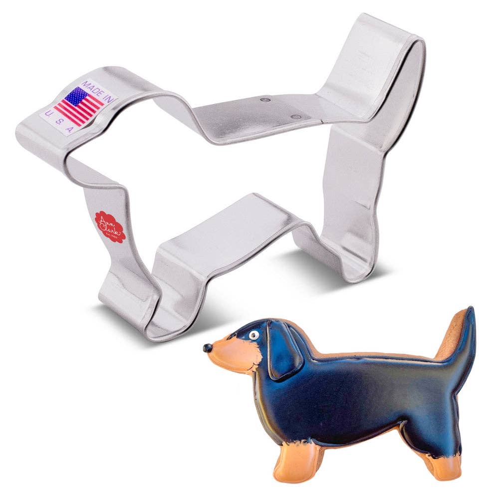 Dachshund Cookie Cutter, 4.25"- Ann Clark