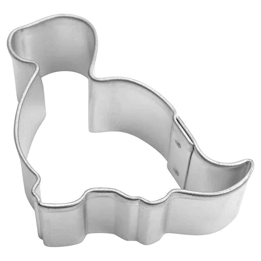 Mini Brontosaurus Dinosaur Cookie Cutter, 2"