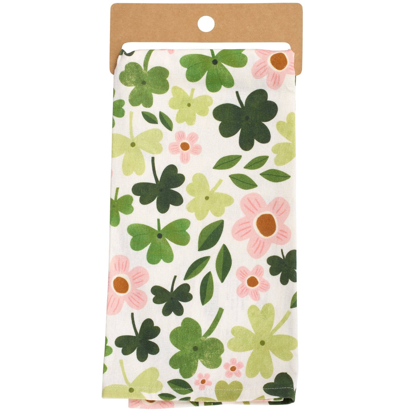Shamrocks Kitchen Towel - Primitives by Kathy