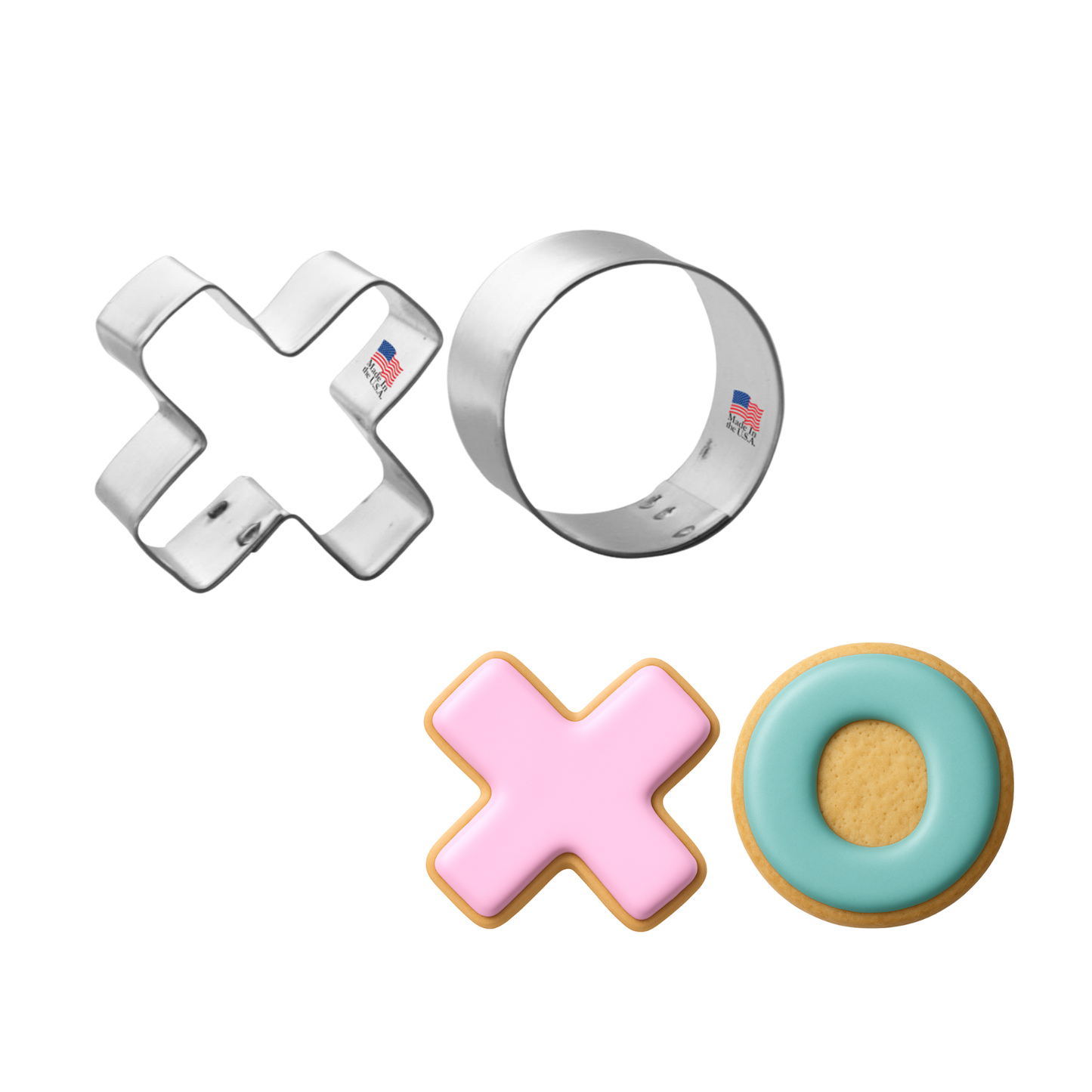 Hugs and Kisses Cookie Cutter Set