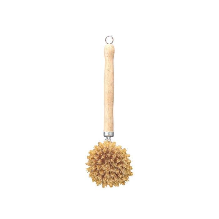 Natural Bristle Veggie And Dish Scrub Brush - Harold Import Co.