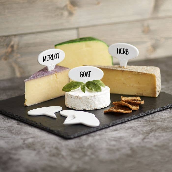 Maison Du Fromage Cheese Marker With Pen, 6-Piece Set - Harold Import Co.