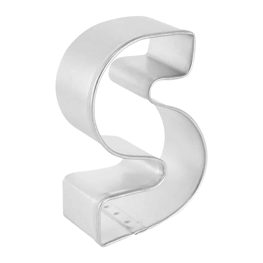 Letter S Cookie Cutter, 3"- R&M