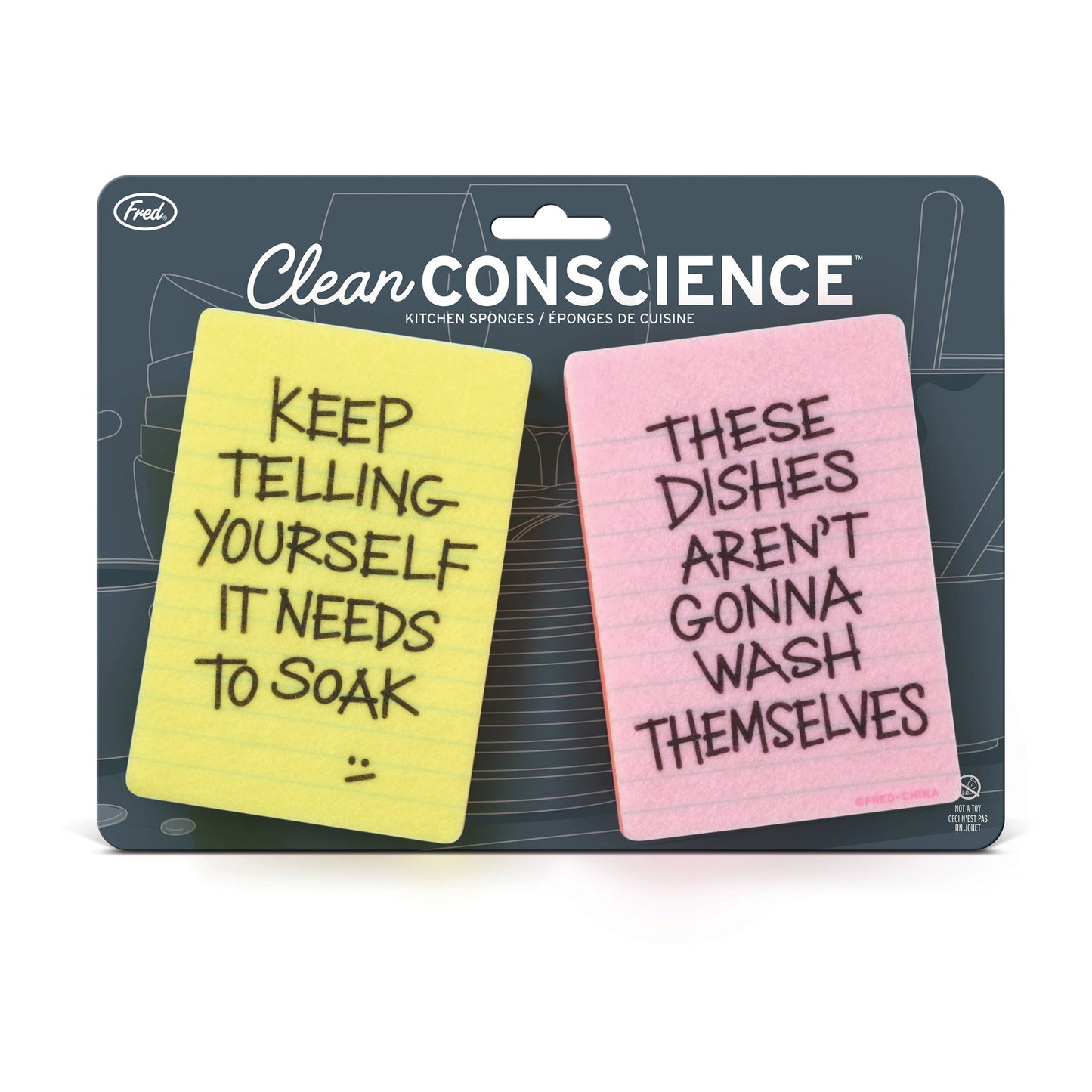 Clean Conscience Sponges- Passive Aggressive Notes