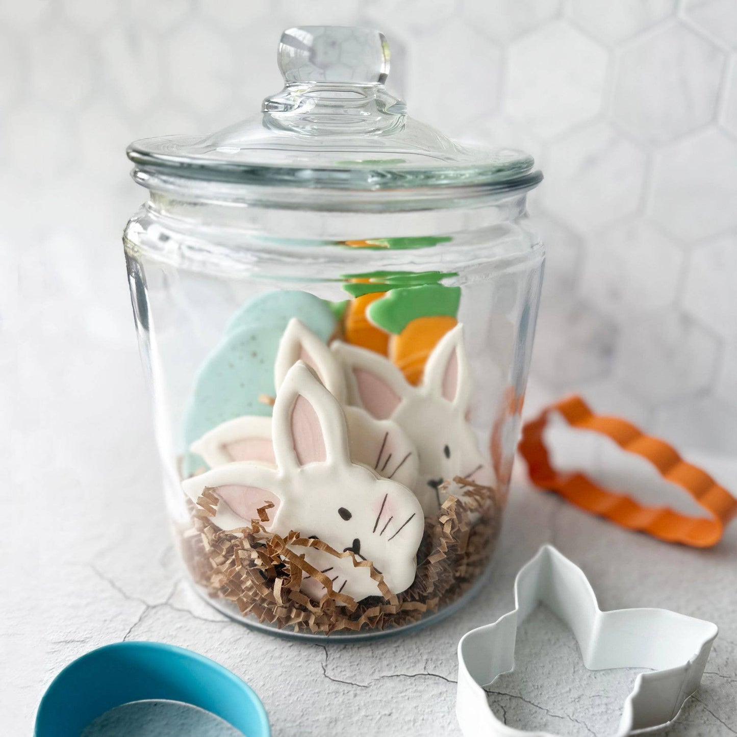Easter 3 PC Color Cookie Cutter Carded Set- R&M