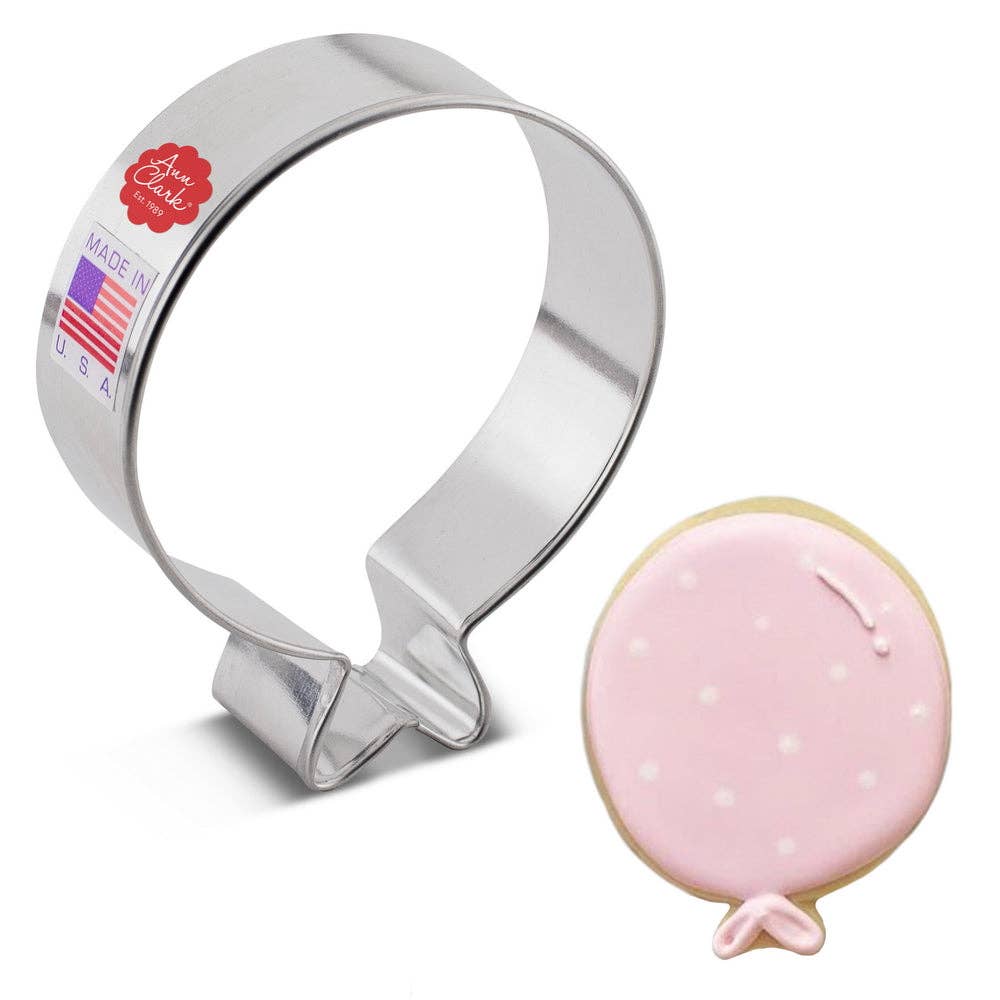 Balloon Cookie Cutter. (3 3/8")-Ann Clark