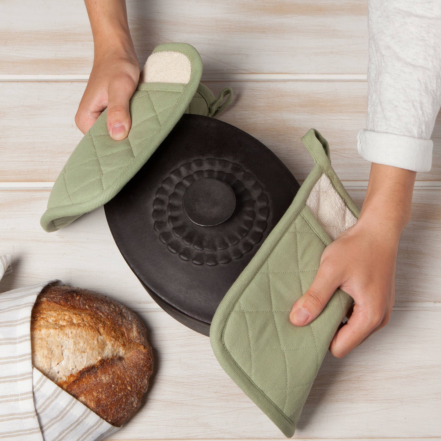 Superior Sage Green Potholder - Now Designs by Danica