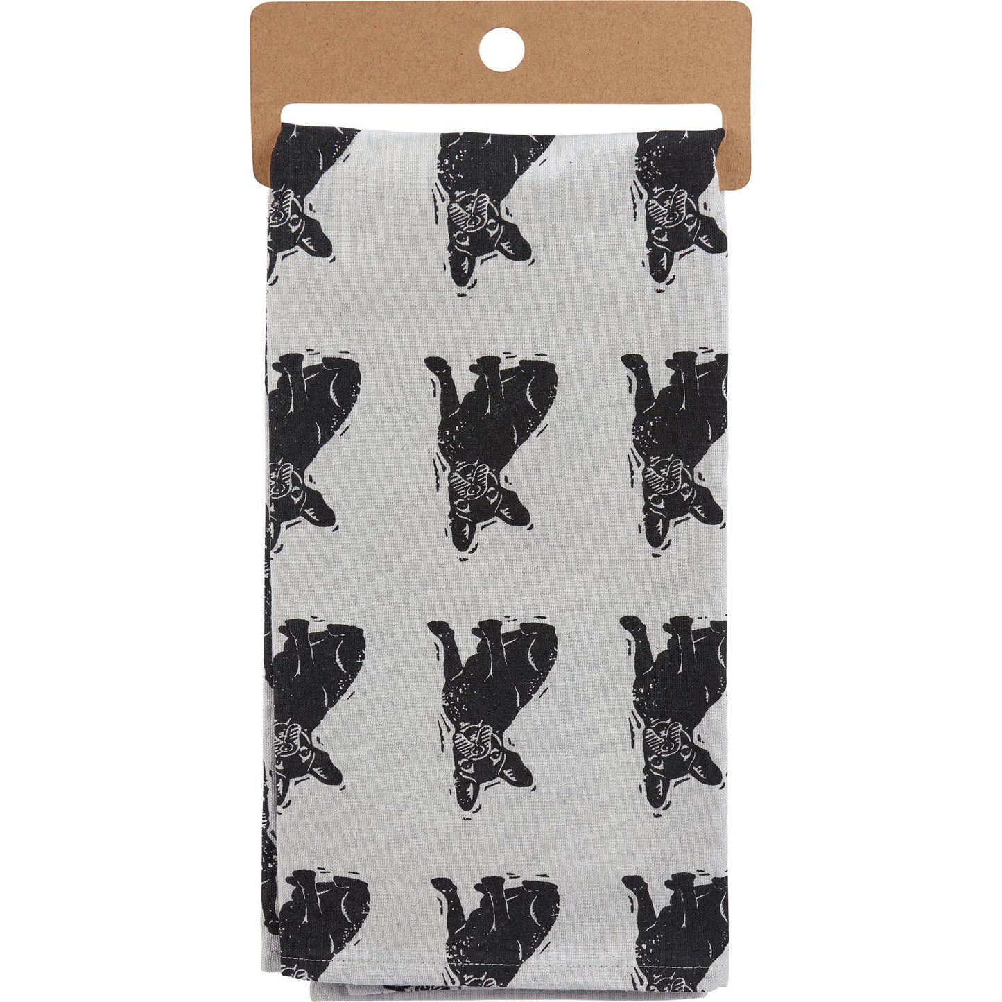 Love And A Frenchie Kitchen Towel - Primitives by Kathy