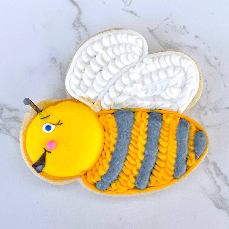 Cute Bee Cookie Cutter, 3"- Ann Clark