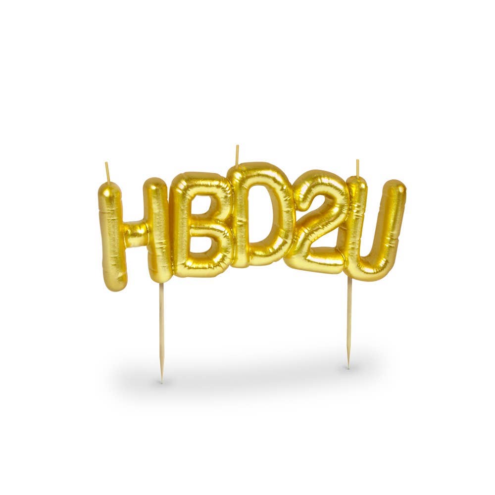 HBD2U LIGHTEN UP Party Candles - Fred & Friends