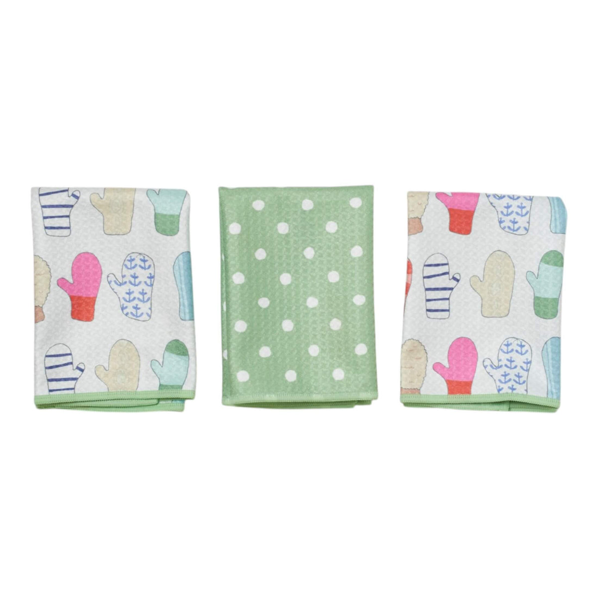 Once Again Home Co. - Mighty Mini Towel (Set of 3) Reversible - Sara Fitz Mitten