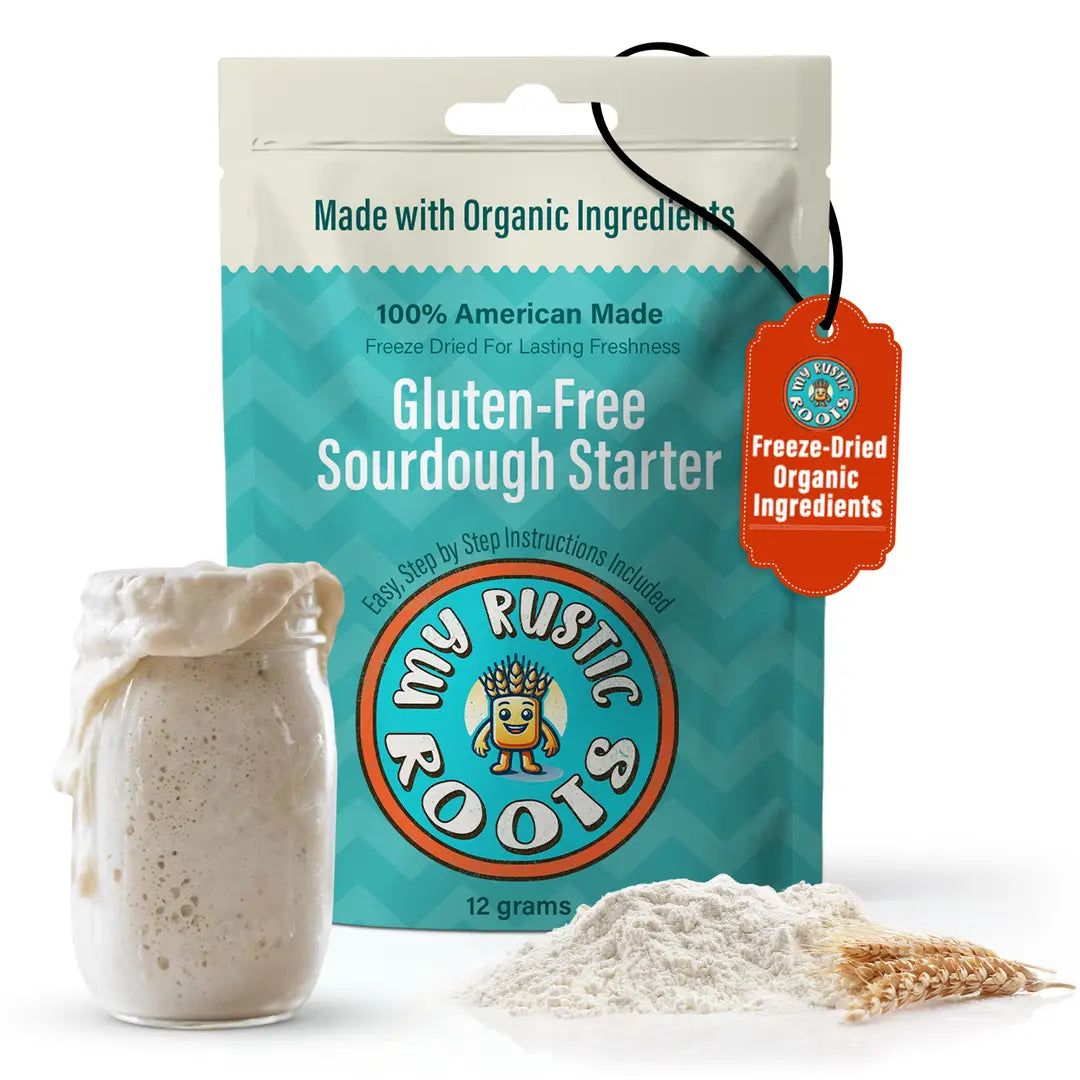 Organic, Non-GMO Gluten-Free Sourdough Starter, Freeze Dried, 12 g- My Rustic Roots