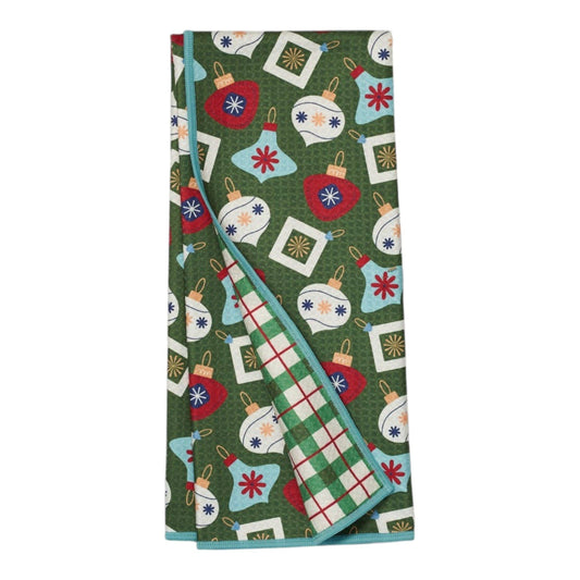 Once Again Home Co. - Anywhere Towel Reversible - Signature Retro Ornaments