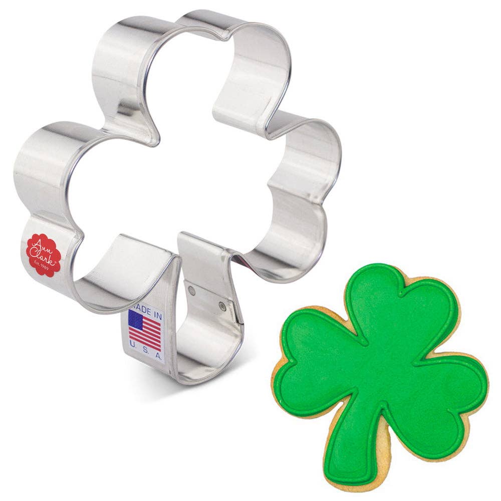 Shamrock Cookie Cutter (3 7/8")- Ann Clark