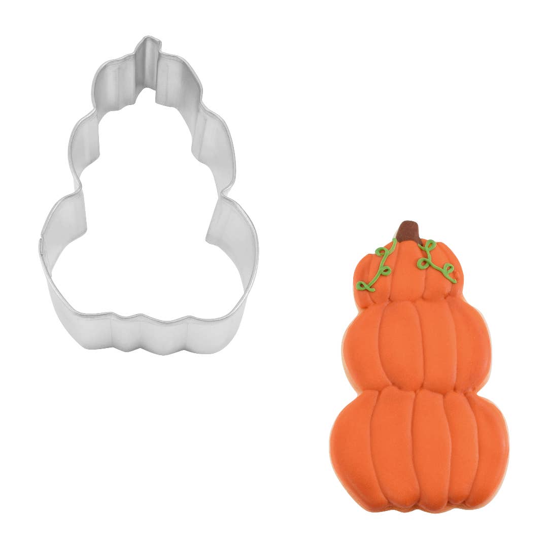 Stacked Pumpkin Cookie Cutter (4")