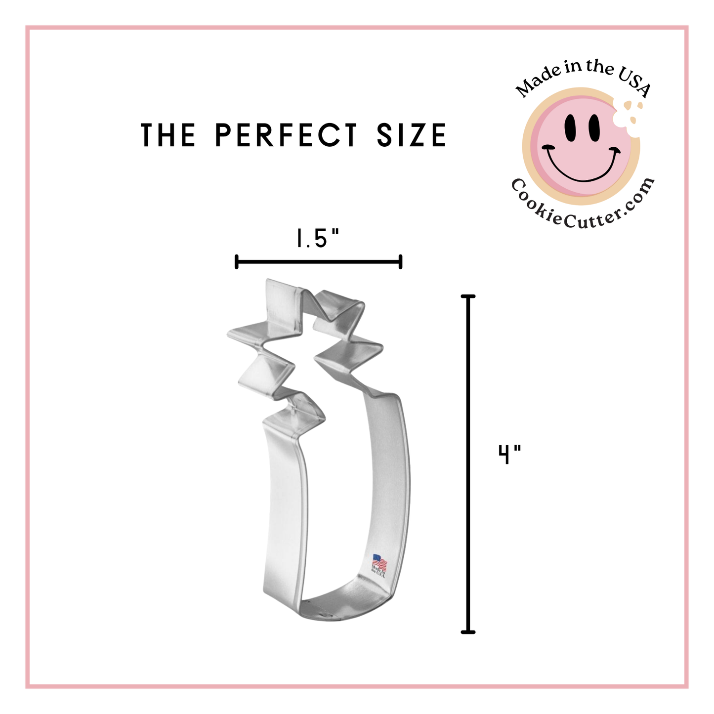 Firecracker Cookie Cutter (4")