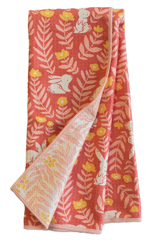 Nuthatch Bunny Meadows Anywhere Towel - Once Again Home Co.