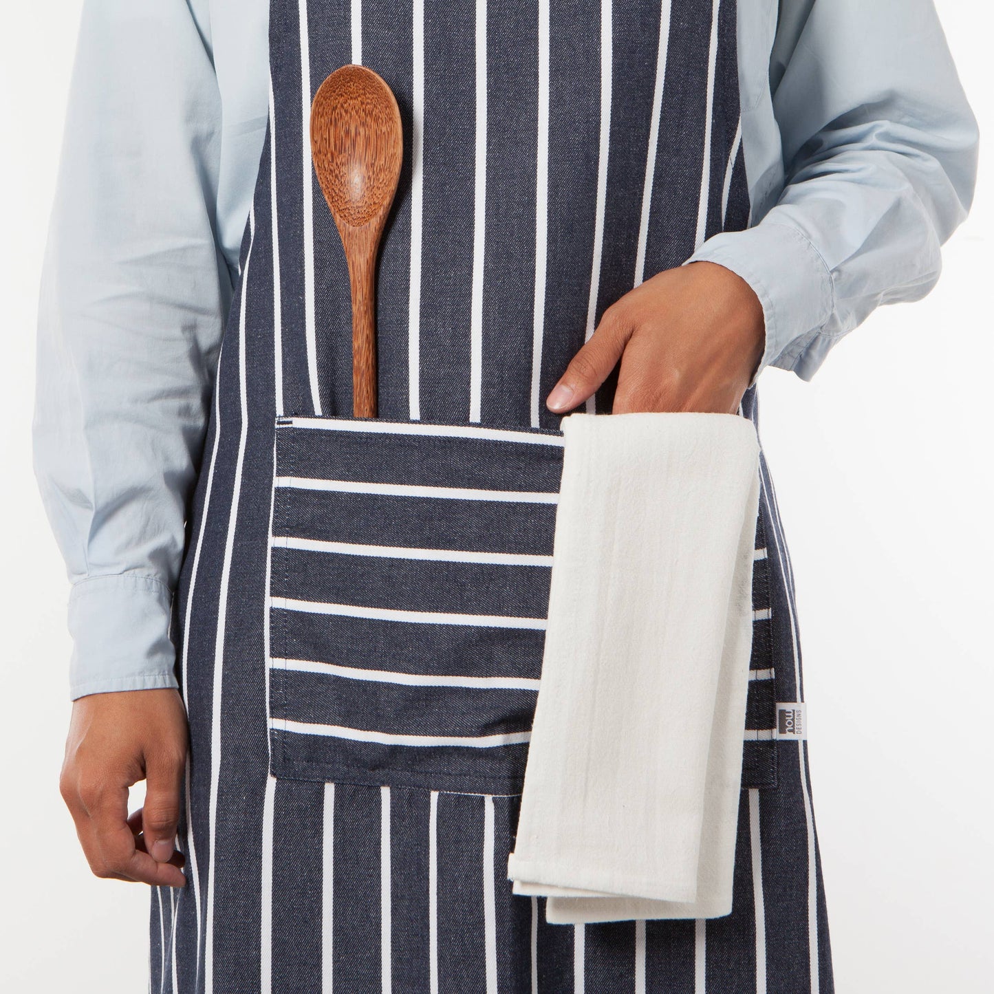 Butcher Stripe Oversized Mighty Apron - Now Designs by Danica