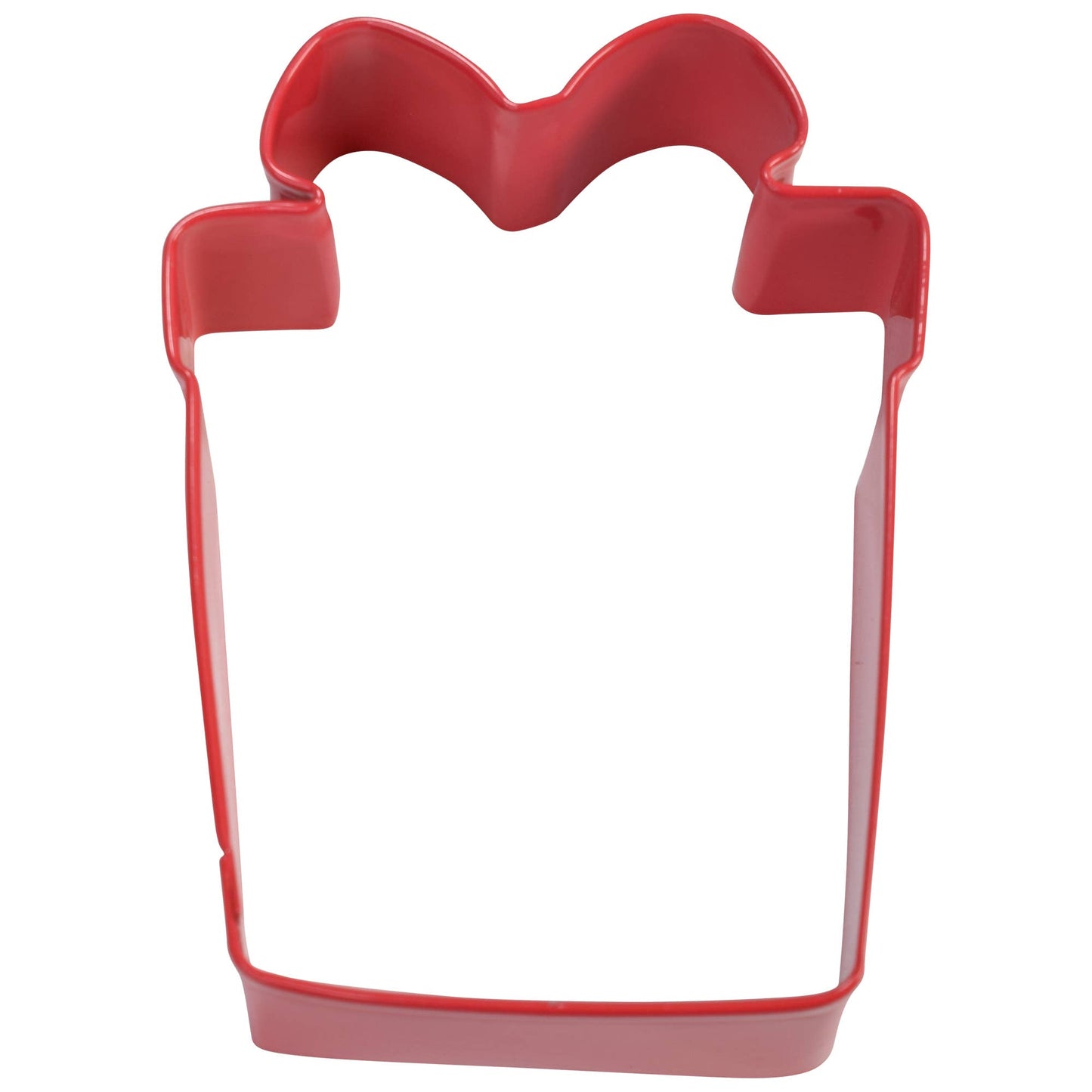 Red Christmas Gift Cookie Cutter 3.5" - R&M