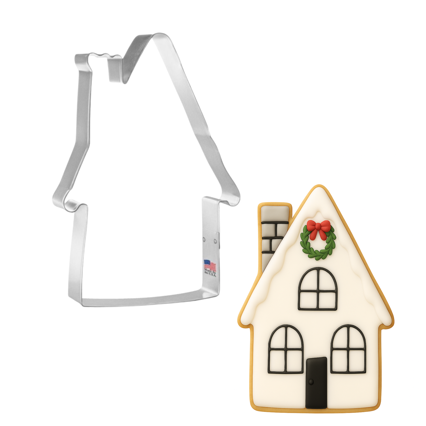 Gingerbread House Cookie Cutter (6.5")